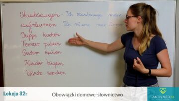 Niemiecki dla Opiekunek Seniorów: Lekcja 32 – Obowiązki domowe – słownictwo