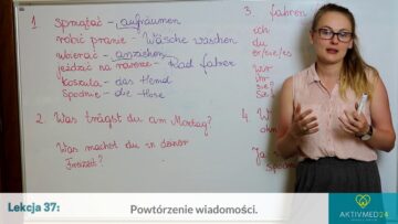 Niemiecki dla Opiekunek Seniorów: Lekcja 37 – Powtórzenie wiadomości